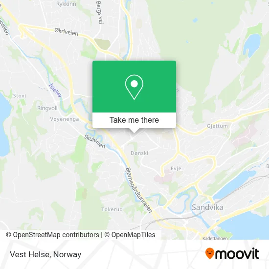 Vest Helse map