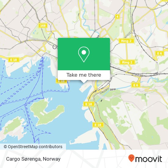 Cargo Sørenga map