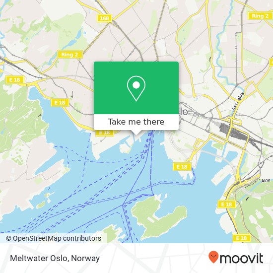 Meltwater Oslo map