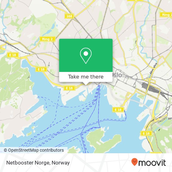 Netbooster Norge map