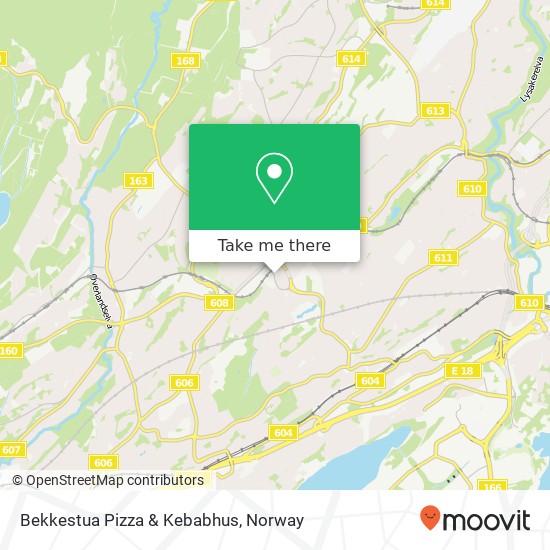 Bekkestua Pizza & Kebabhus map