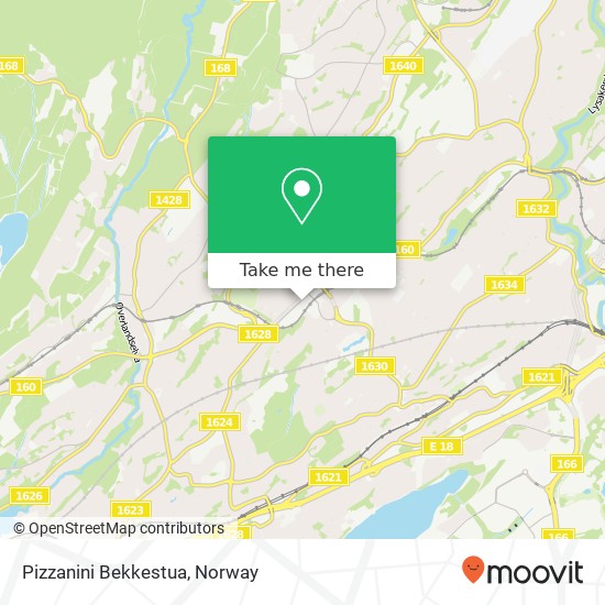 Pizzanini Bekkestua map