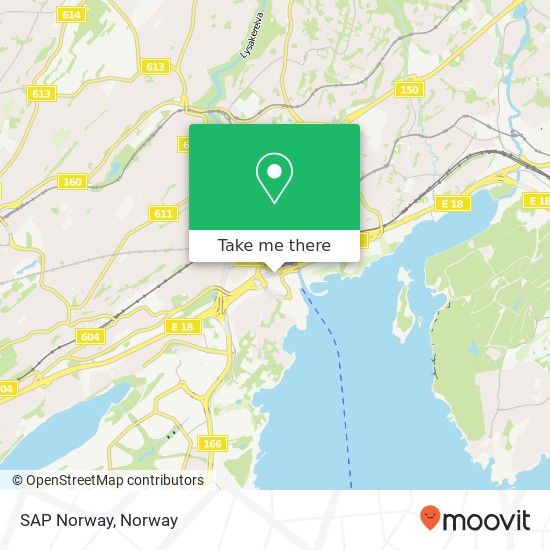 SAP Norway map