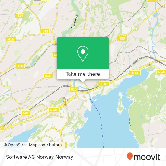 Software AG Norway map