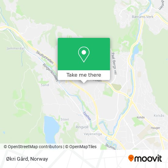 Økri Gård map