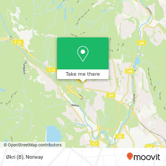Økri (B) map