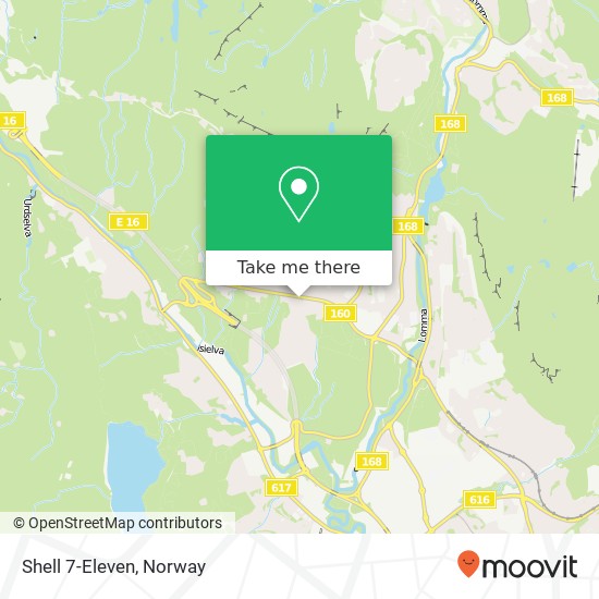 Shell 7-Eleven map