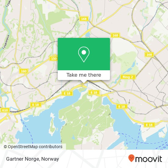 Gartner Norge map