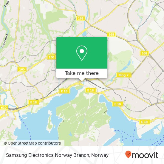 Samsung Electronics Norway Branch map