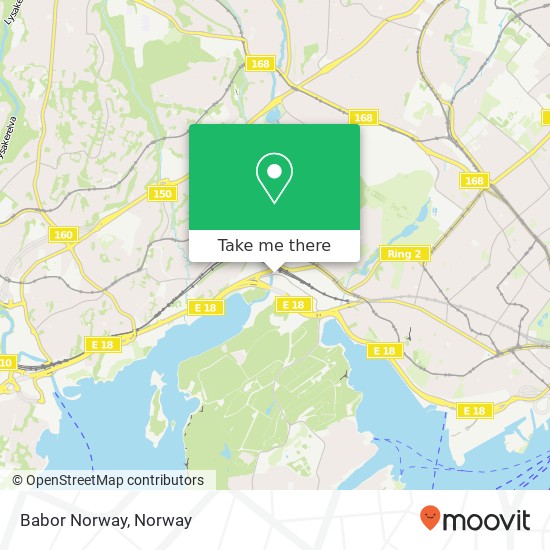 Babor Norway map