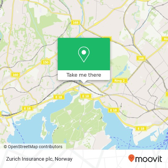 Zurich Insurance plc map