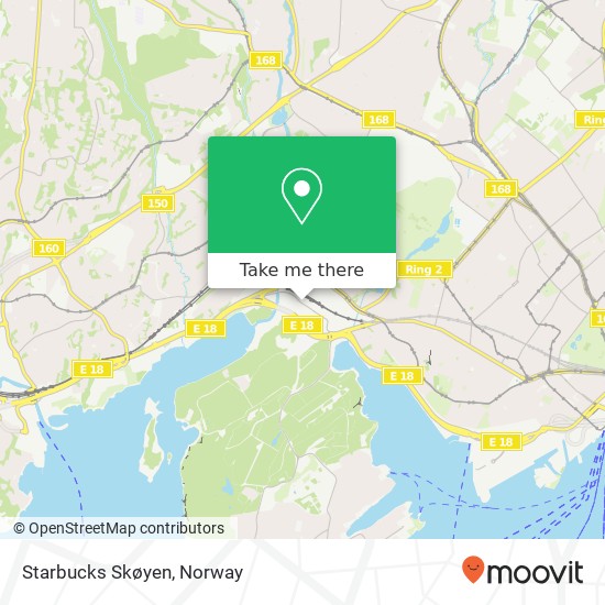 Starbucks Skøyen map