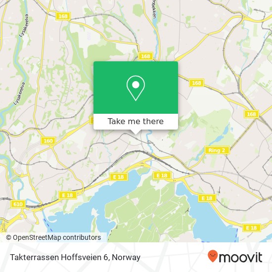 Takterrassen Hoffsveien 6 map