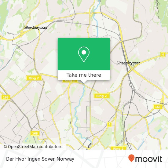 Der Hvor Ingen Sover map