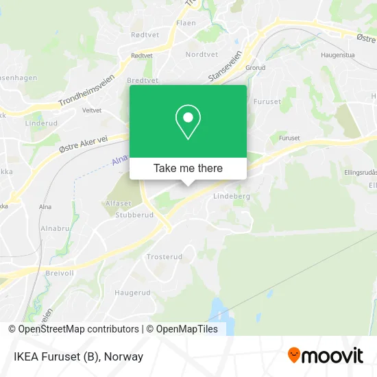 IKEA Furuset (B) map