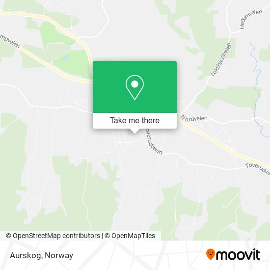 Aurskog map