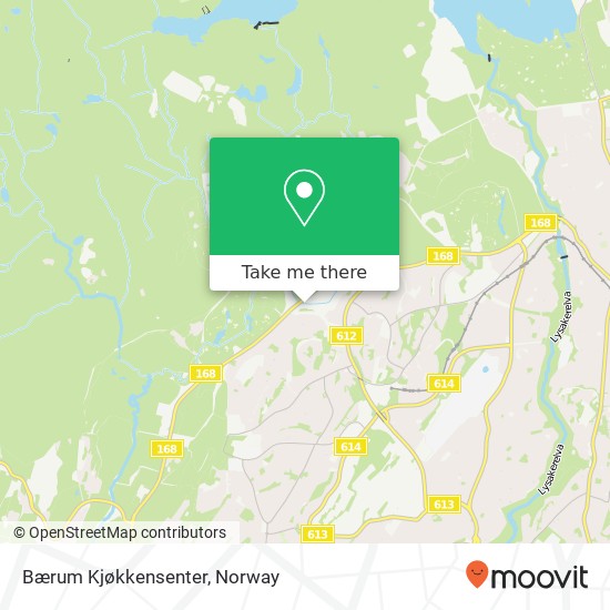 Bærum Kjøkkensenter map