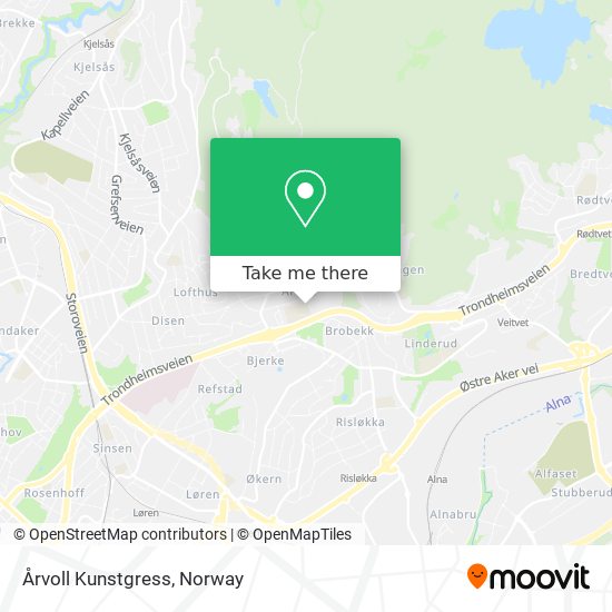 Årvoll Kunstgress map