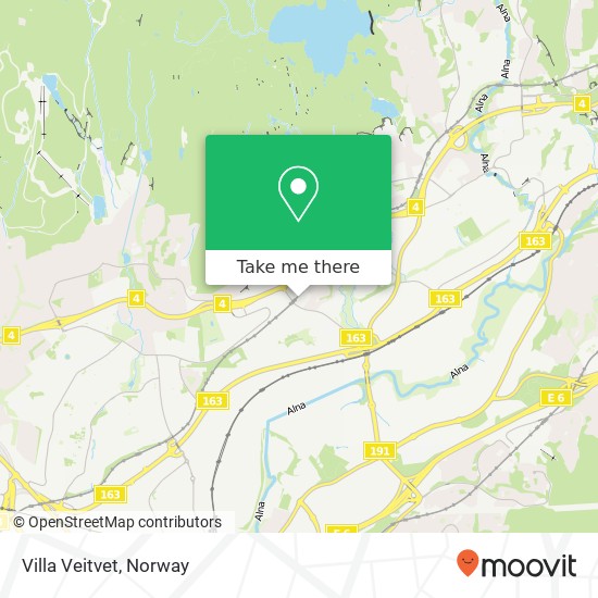 Villa Veitvet map