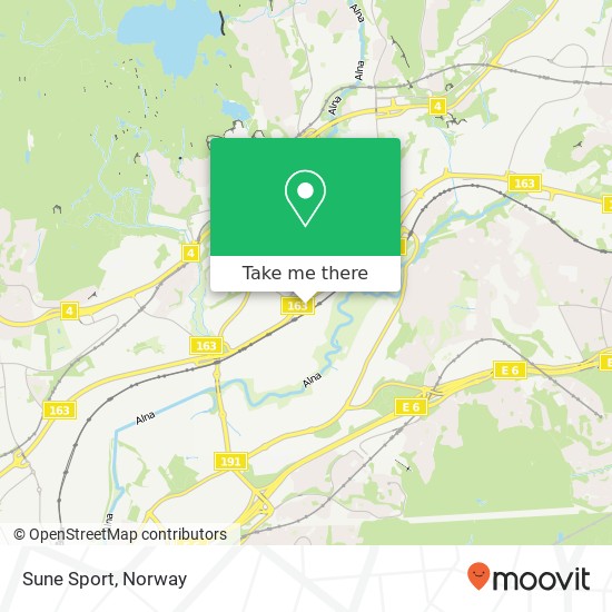 Sune Sport map