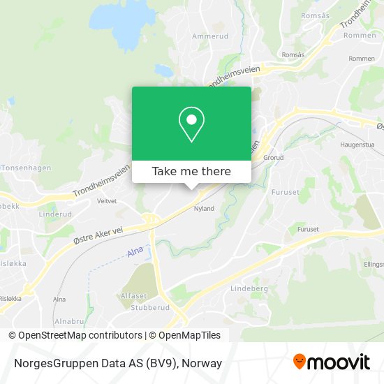 NorgesGruppen Data AS (BV9) map