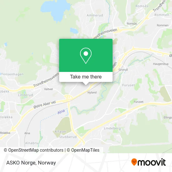 ASKO Norge map