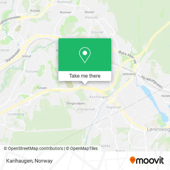 Karihaugen map