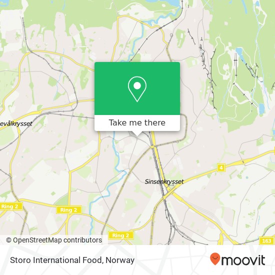 Storo International Food map