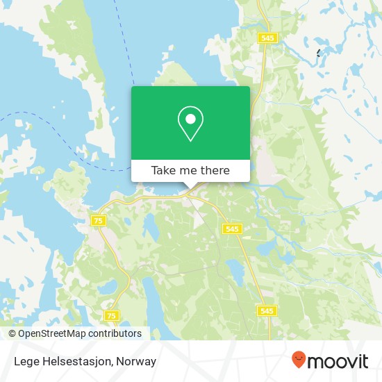 Lege Helsestasjon map