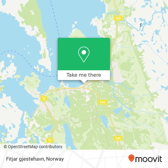 Fitjar gjestehavn map