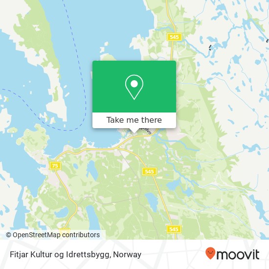 Fitjar Kultur og Idrettsbygg map