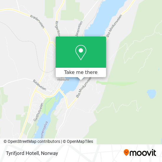 Tyrifjord Hotell map