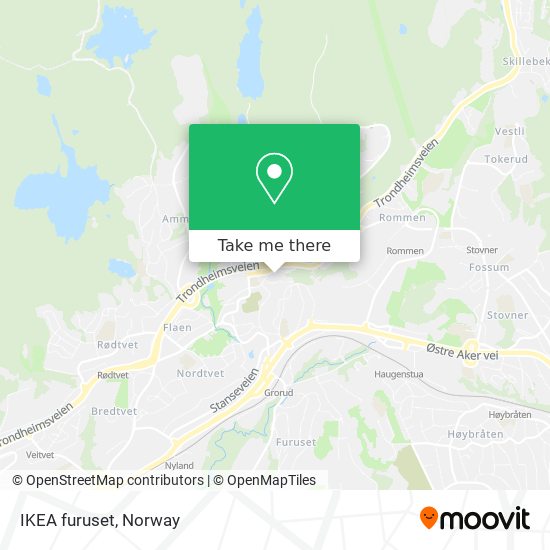 IKEA furuset map
