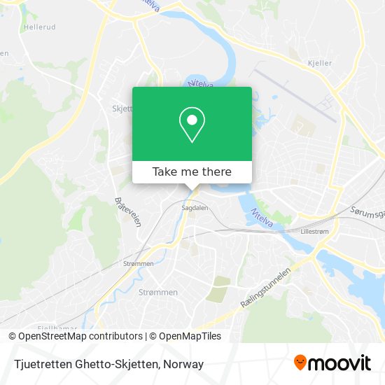 Tjuetretten Ghetto-Skjetten map