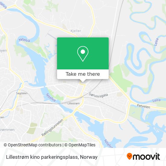 Lillestrøm kino parkeringsplass map