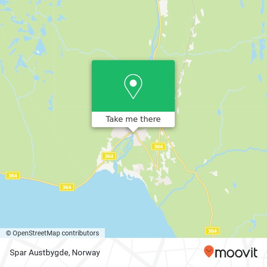 Spar Austbygde map