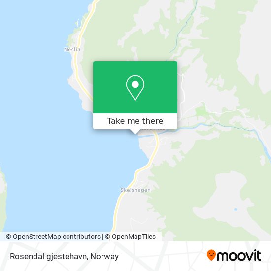 Rosendal gjestehavn map