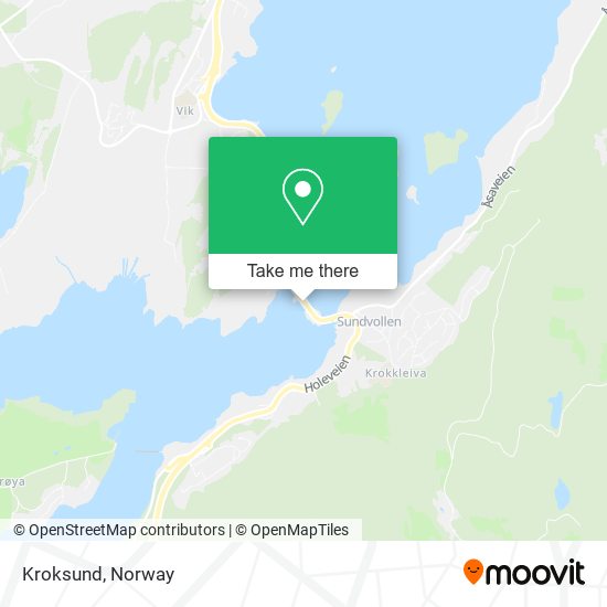 Kroksund map