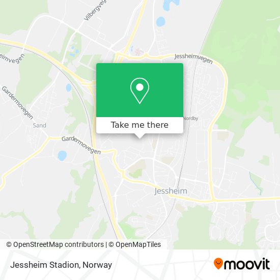 Jessheim Stadion map