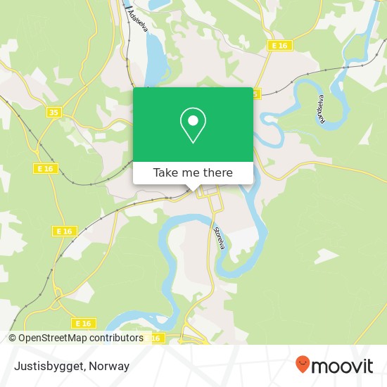 Justisbygget map