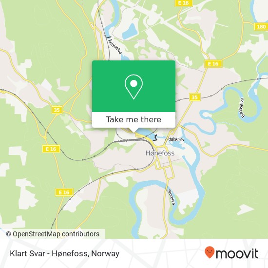 Klart Svar - Hønefoss map