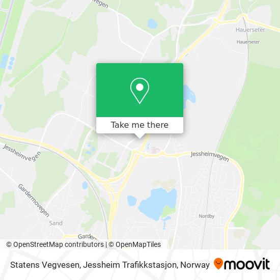 Statens Vegvesen, Jessheim Trafikkstasjon map