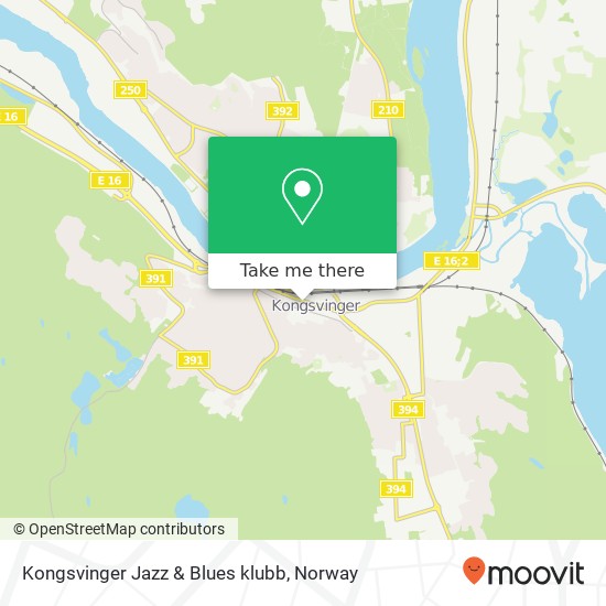 Kongsvinger Jazz & Blues klubb map
