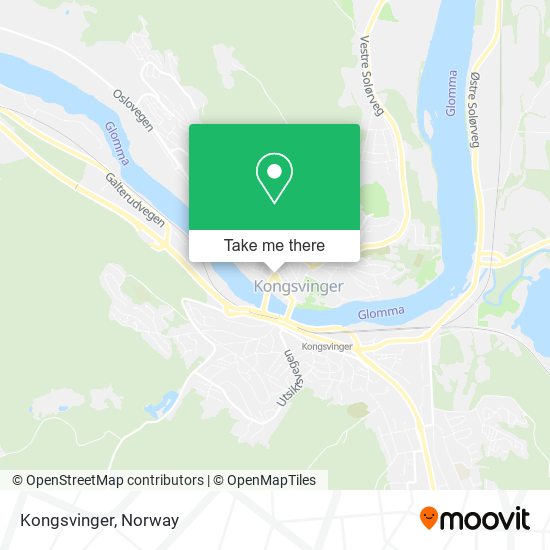 Kongsvinger map