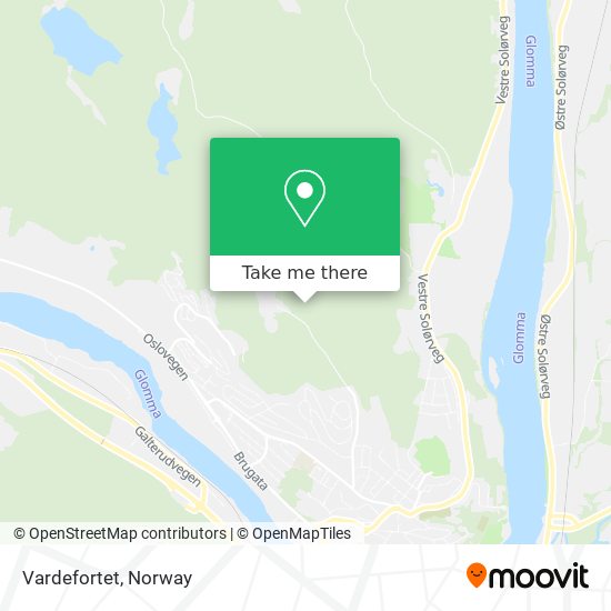 Vardefortet map