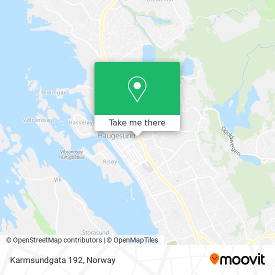 Karmsundgata 192 map