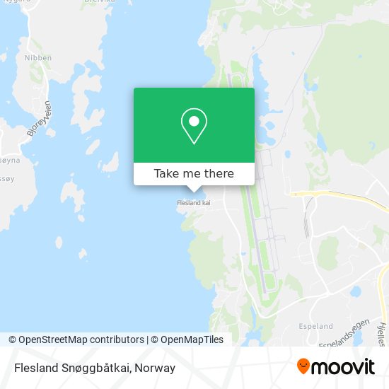 Flesland Snøggbåtkai map