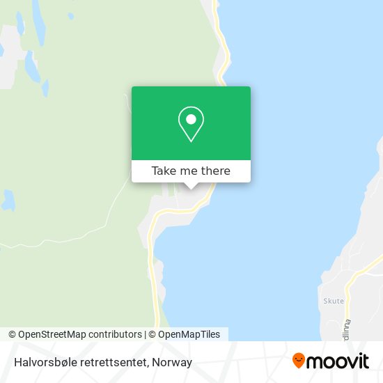 Halvorsbøle retrettsentet map