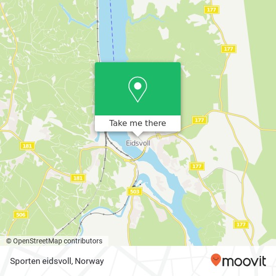 Sporten eidsvoll map