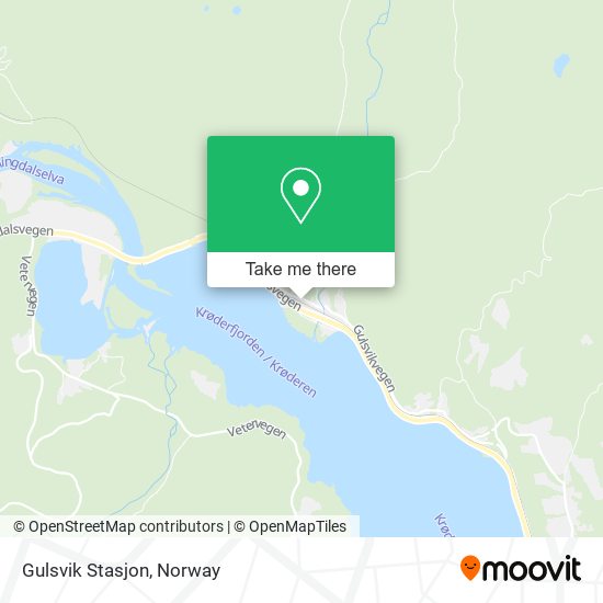 Gulsvik Stasjon map